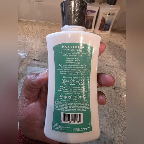 Goose Creek Body Lotion Set Of 3 - Pina Colada, Lavender Vanilla, Limoncello - Picture 5 of 9